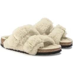 Arizona Big Buckle Shearling - Teddy Eggshell