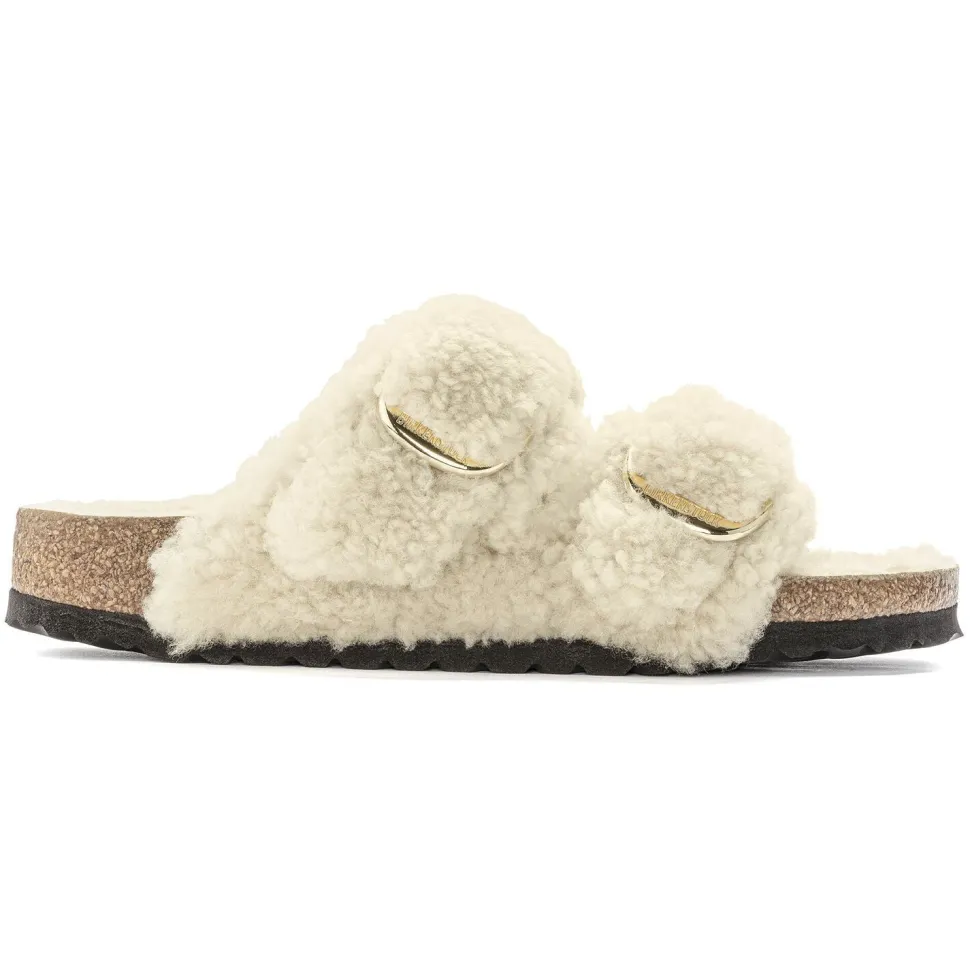 Arizona Big Buckle Shearling - Teddy Eggshell