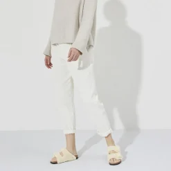 Arizona Big Buckle Shearling - Teddy Eggshell