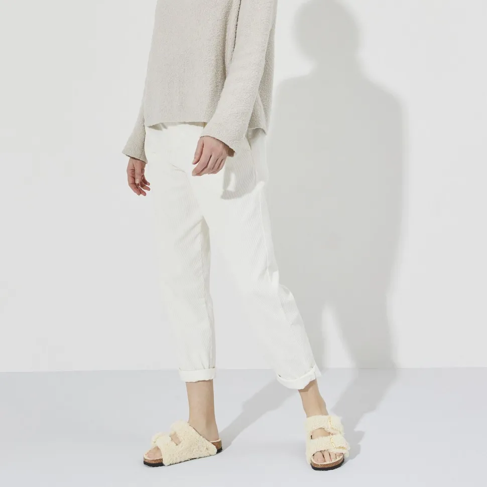 Arizona Big Buckle Shearling - Teddy Eggshell