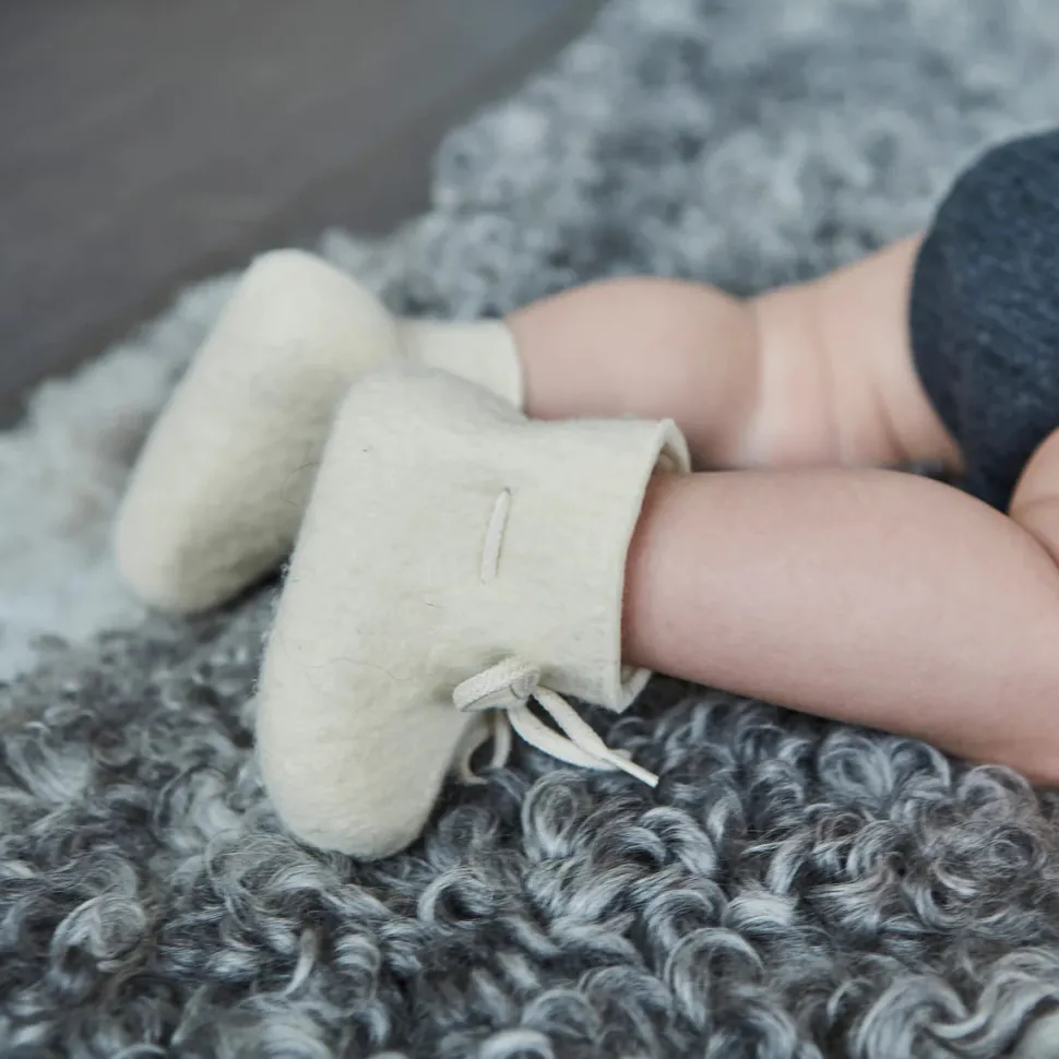 Baby Boots - Off White