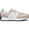 327 - Beige with White