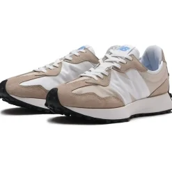 327 - Beige with White
