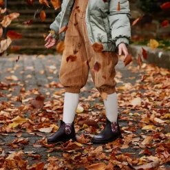 Blundstone 2395 - Kid's Brown with Butterfly Lilac Elastic