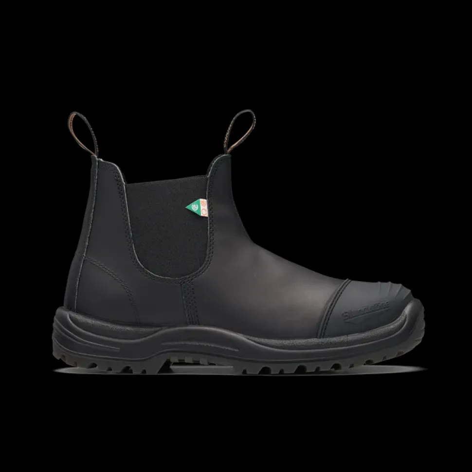 Blundstone 168 - Work & Safety Boot Black with Toe Cap