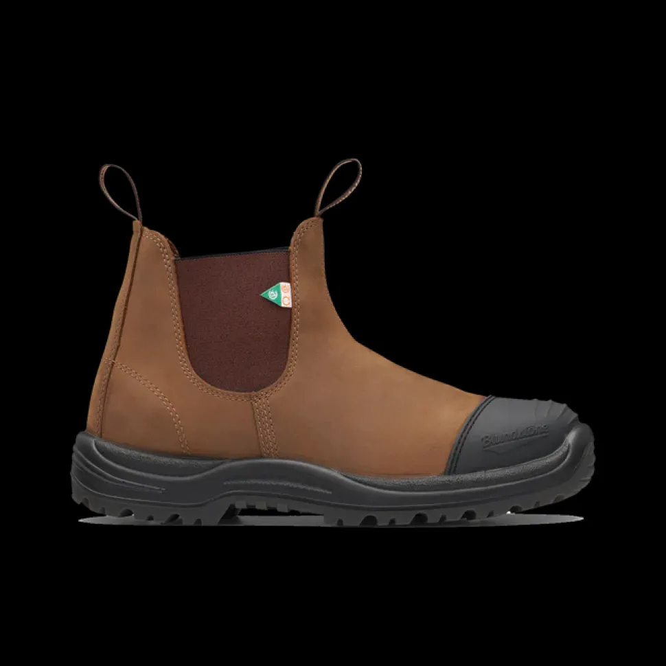 Blundstone 169 - Work & Safety Rubber Toe Cap Saddle Brown