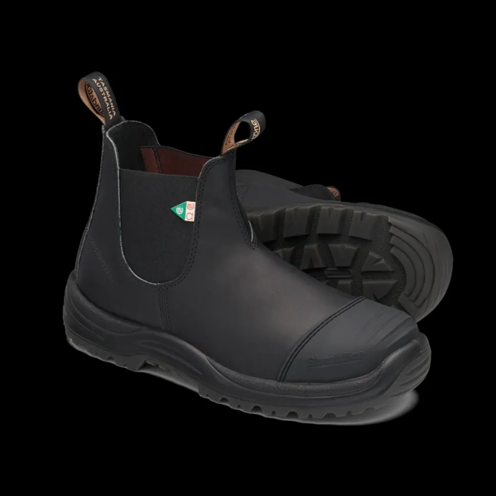 Blundstone 168 - Work & Safety Boot Black with Toe Cap