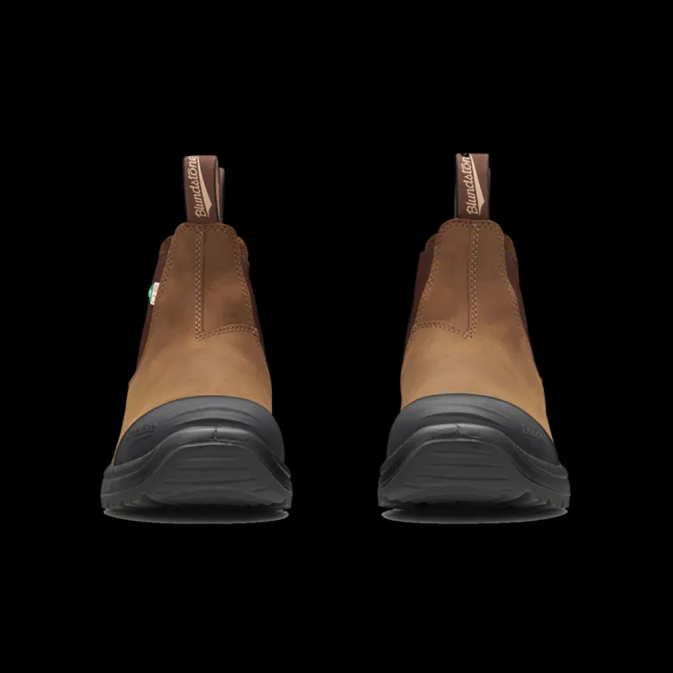 Blundstone 169 - Work & Safety Rubber Toe Cap Saddle Brown