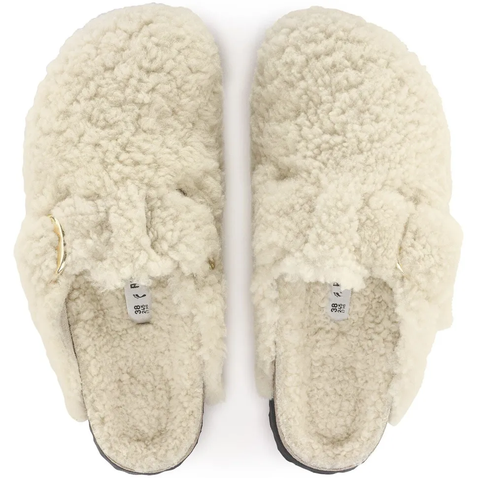 Boston Big Buckle Teddy - Eggshell