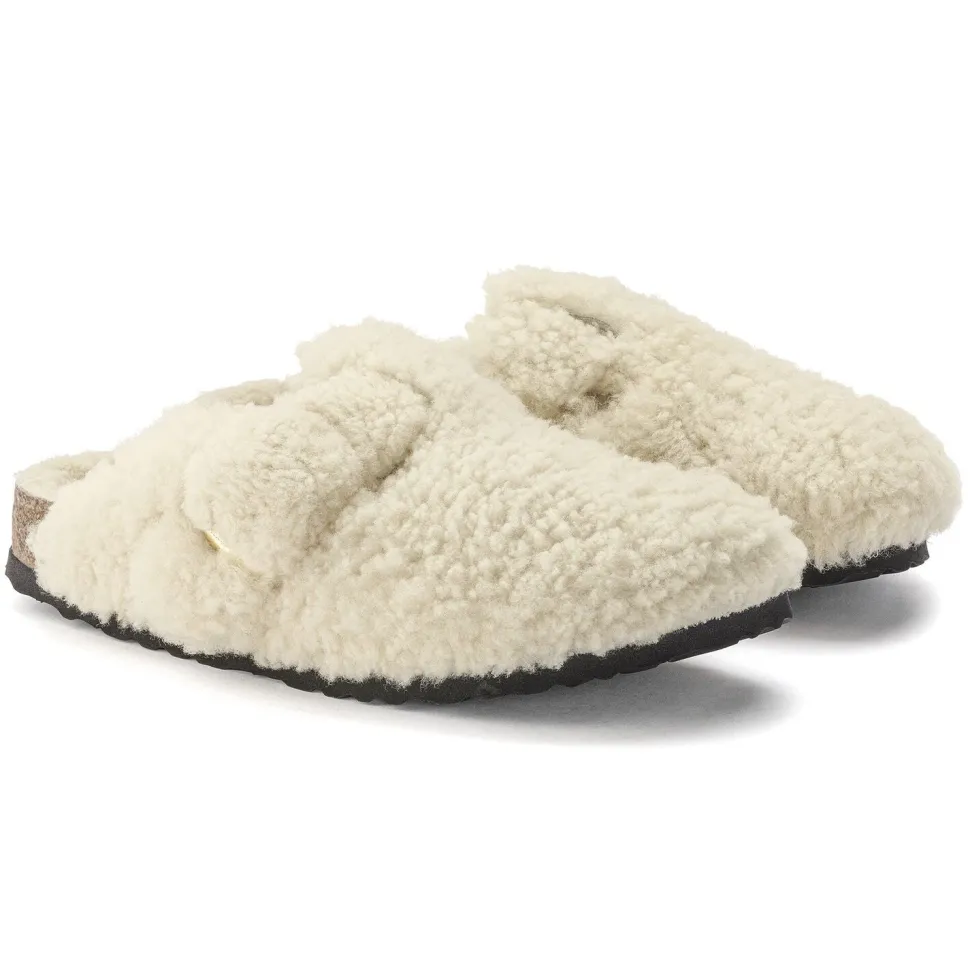 Boston Big Buckle Teddy - Eggshell