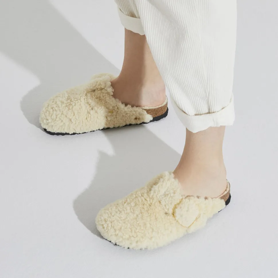 Boston Big Buckle Teddy - Eggshell