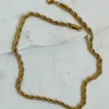 CELINE 6mm Rope Chain Necklace