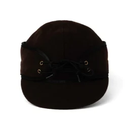 Classic Wool Blend Railroad Hat - Brown