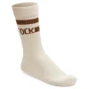 Cotton Crew Stripe - Eggshell