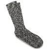 Cotton Slub Sock - Black/Gray