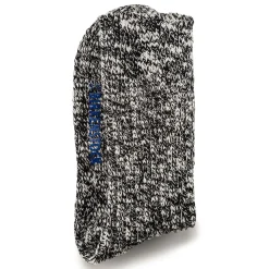 Cotton Slub Sock - Black/Gray