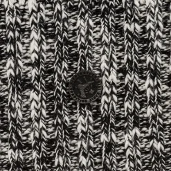 Cotton Slub Sock - Black/Gray