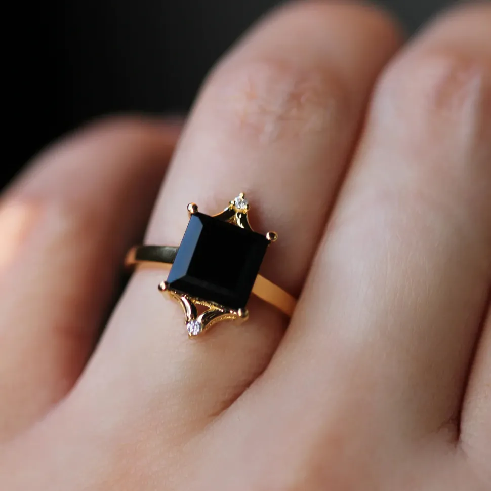 Diana Ring - Black Onyx
