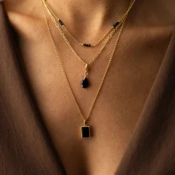Dottie Necklace - Black Onyx