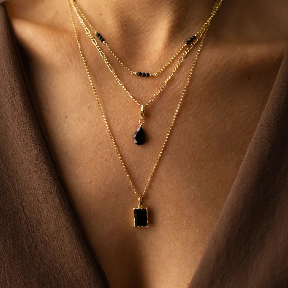 Dottie Necklace - Black Onyx