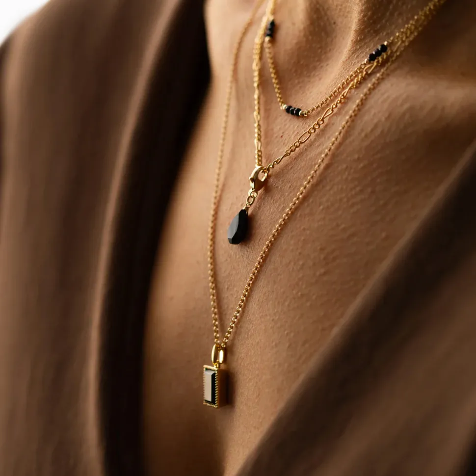 Dottie Necklace - Black Onyx
