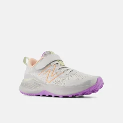 DynaSoft Nitrel v5 Bungee Lace - Grey Matter with Guava Ice