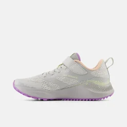DynaSoft Nitrel v5 Bungee Lace - Grey Matter with Guava Ice