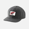 Embroidered Logo Ball Cap - Gray