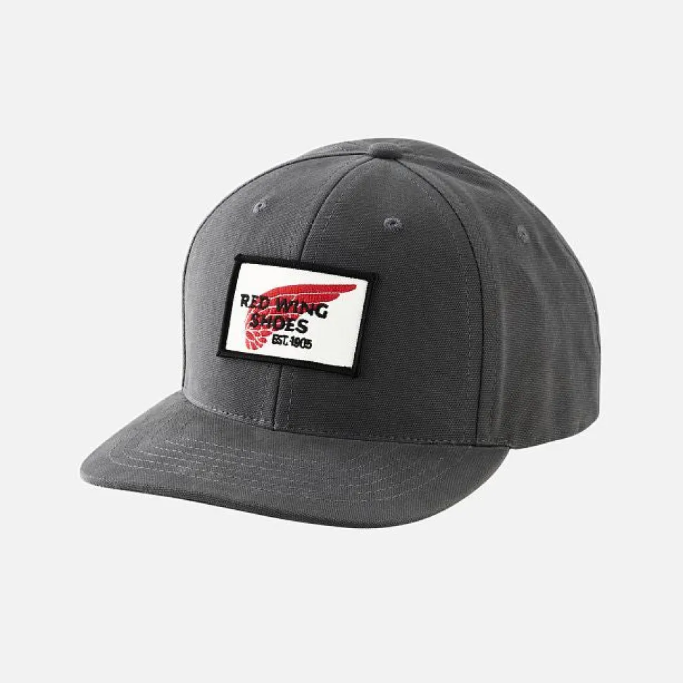 Embroidered Logo Ball Cap - Gray