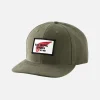 Embroidered Logo Ball Cap - Green