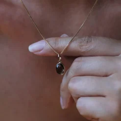 Evelyn Necklace - Smoky Quartz