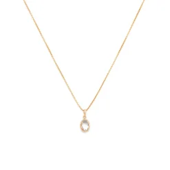 Evelyn Necklace - White Topaz