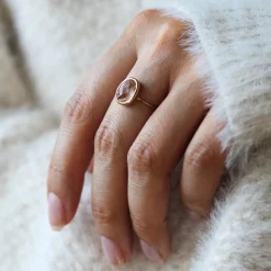 Evelyn Ring - White Topaz