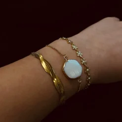 EVERLY Twist Herringbone Bracelet