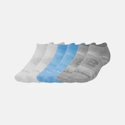 Flat Knit No Show Sock 6 Pack