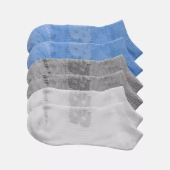 Flat Knit No Show Sock 6 Pack