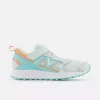 Fresh Foam 650 Bungee Lace with Top Strap - Light Surf with Peach Glaze