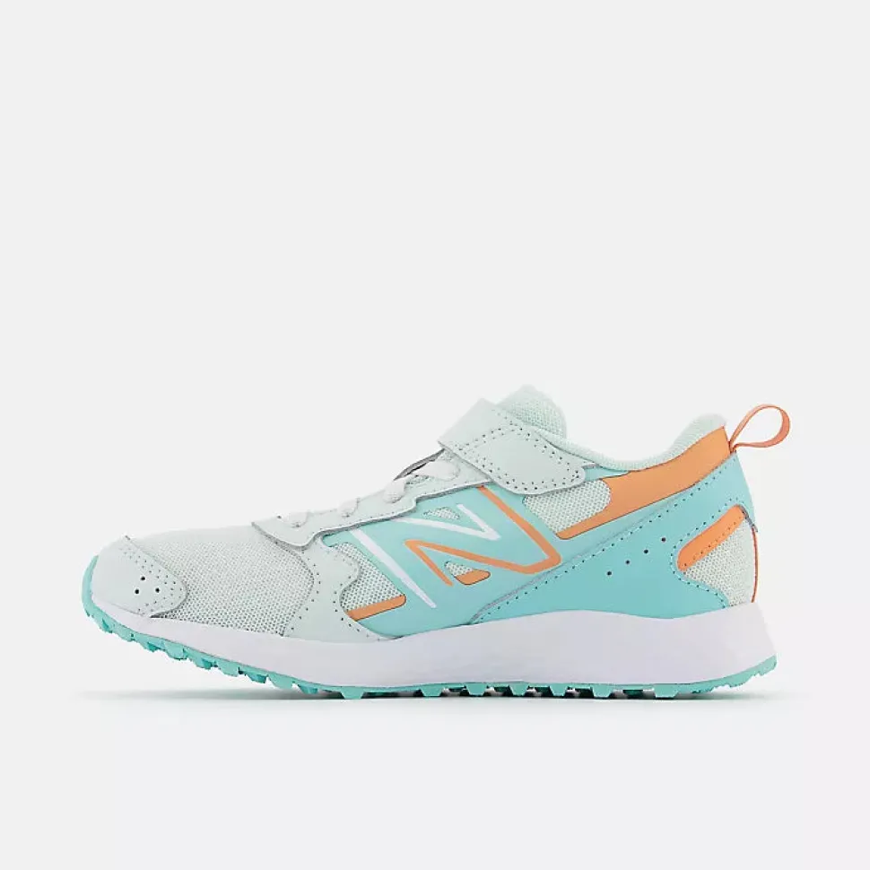 Fresh Foam 650 Bungee Lace with Top Strap - Light Surf with Peach Glaze