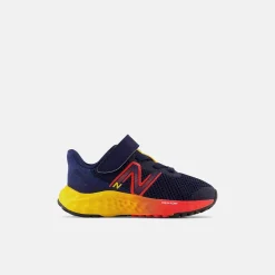 Fresh Foam Arishi v4 Bungee Lace with Top Strap - Team Navy with Electric Red