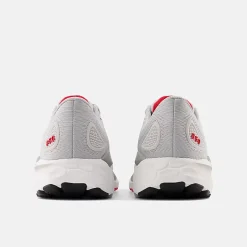 Fresh Foam 860v13 - Light Aluminum with True Red