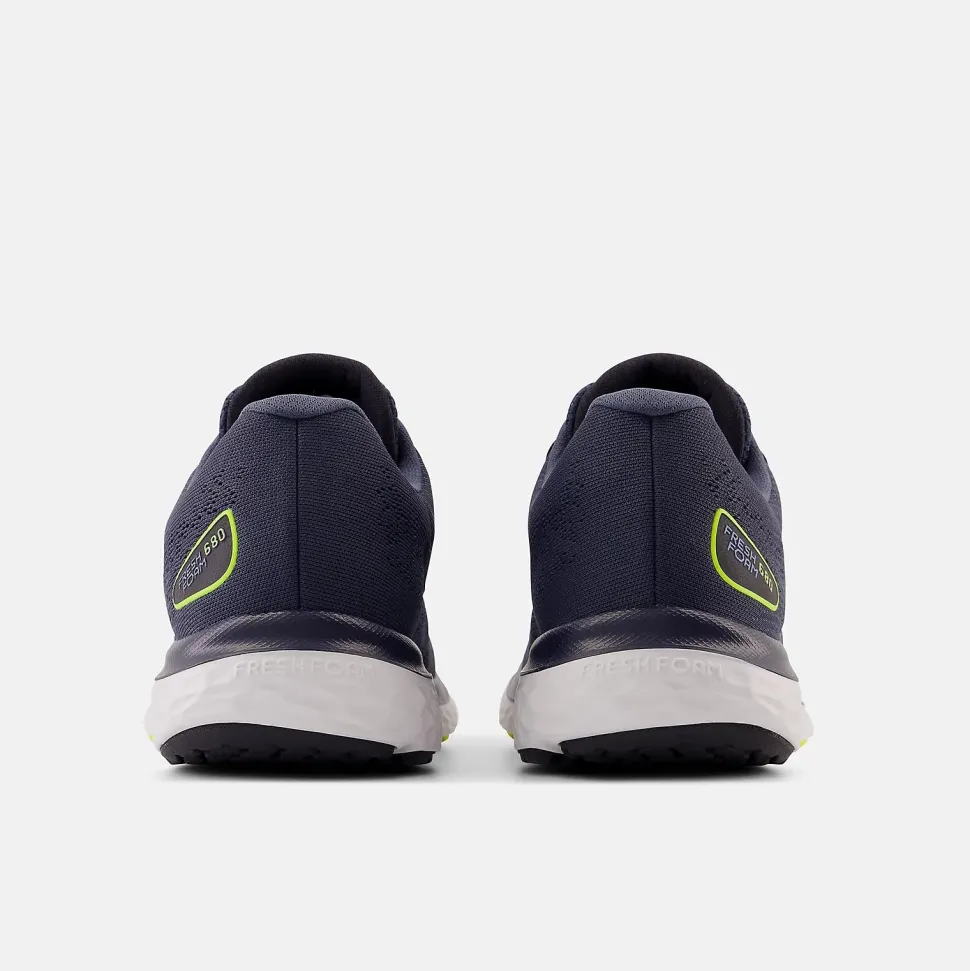 Fresh Foam 680v7 - Navy with Yellow