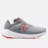 Fresh Foam X 840v1 - Aluminum Grey with True Red