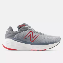 Fresh Foam X 840v1 - Aluminum Grey with True Red