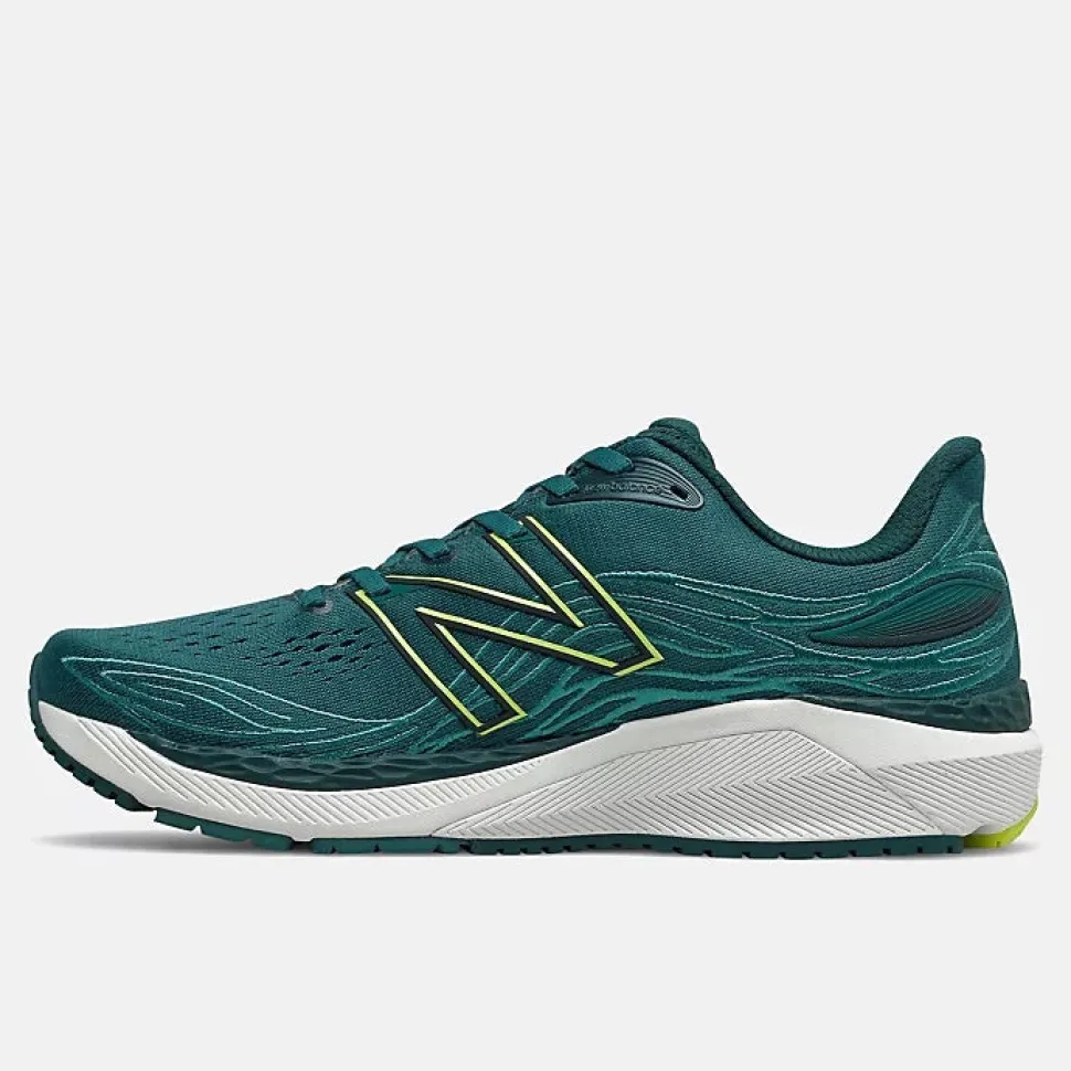 Fresh Foam X 860v12 - Mountain Teal with Sulfur Yellow