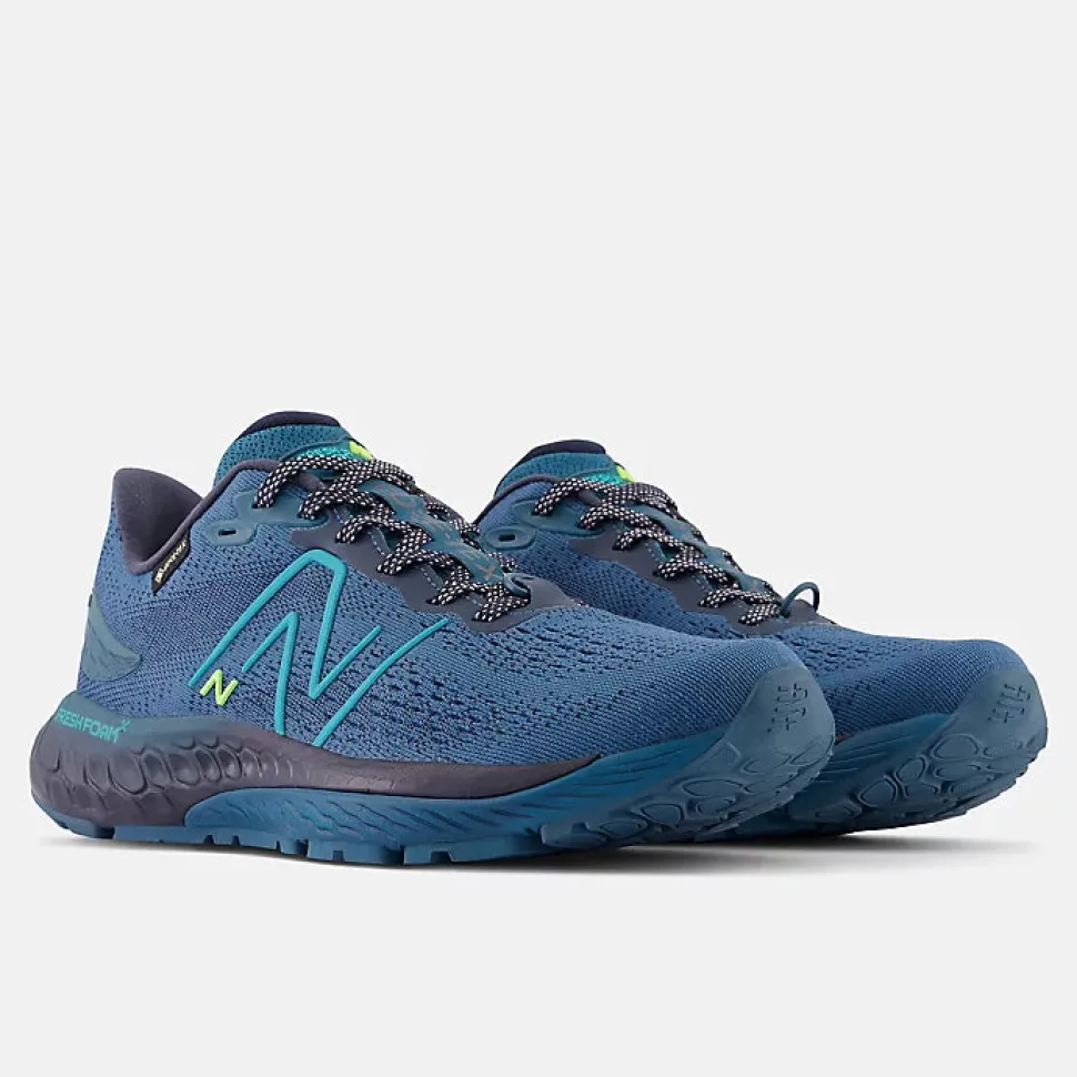 Fresh Foam X 880v12 GTX Men's - Dark Moonstone with Electric Teal