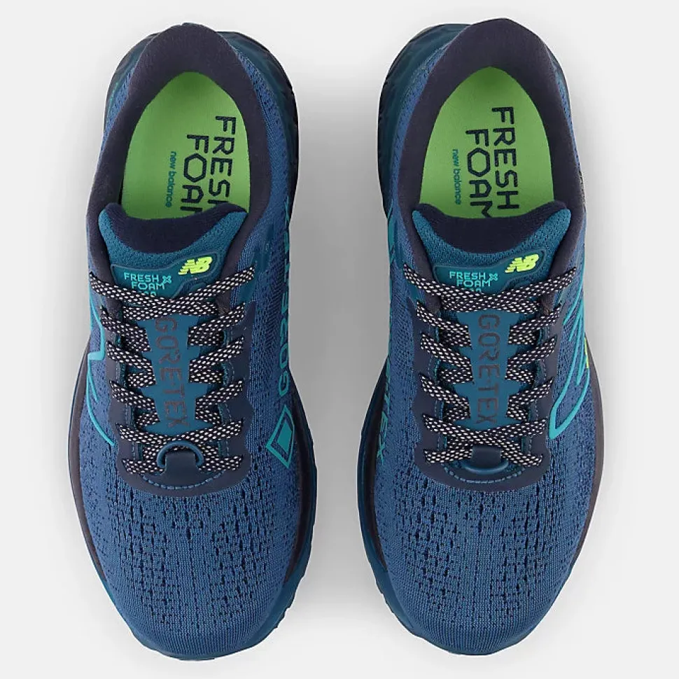 Fresh Foam X 880v12 GTX Men's - Dark Moonstone with Electric Teal