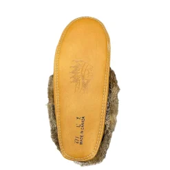 Fur Moccasin - Cork Moose Hide