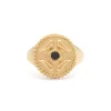Guardian Ring - Black C.Z.
