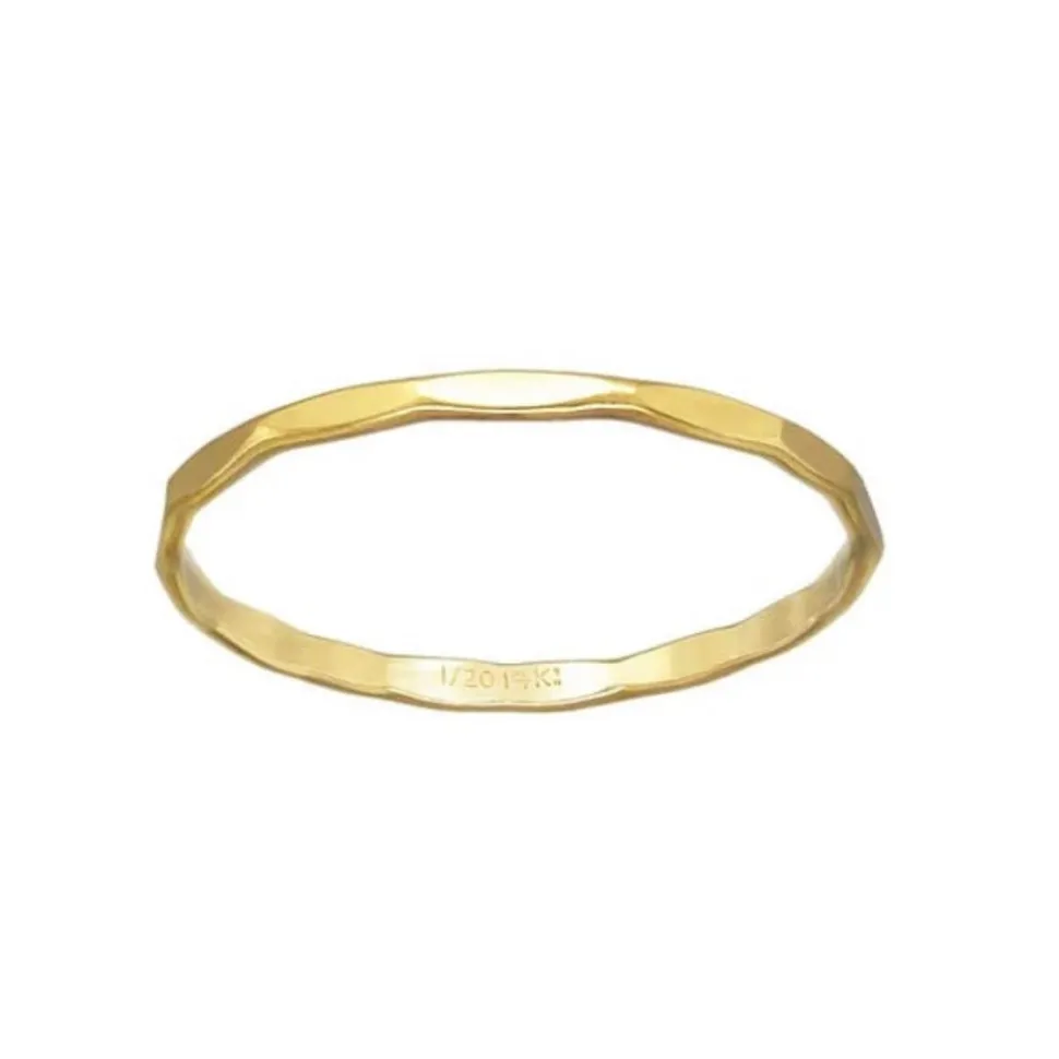 Hammered Stacking Ring