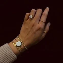 Hammered Stacking Ring